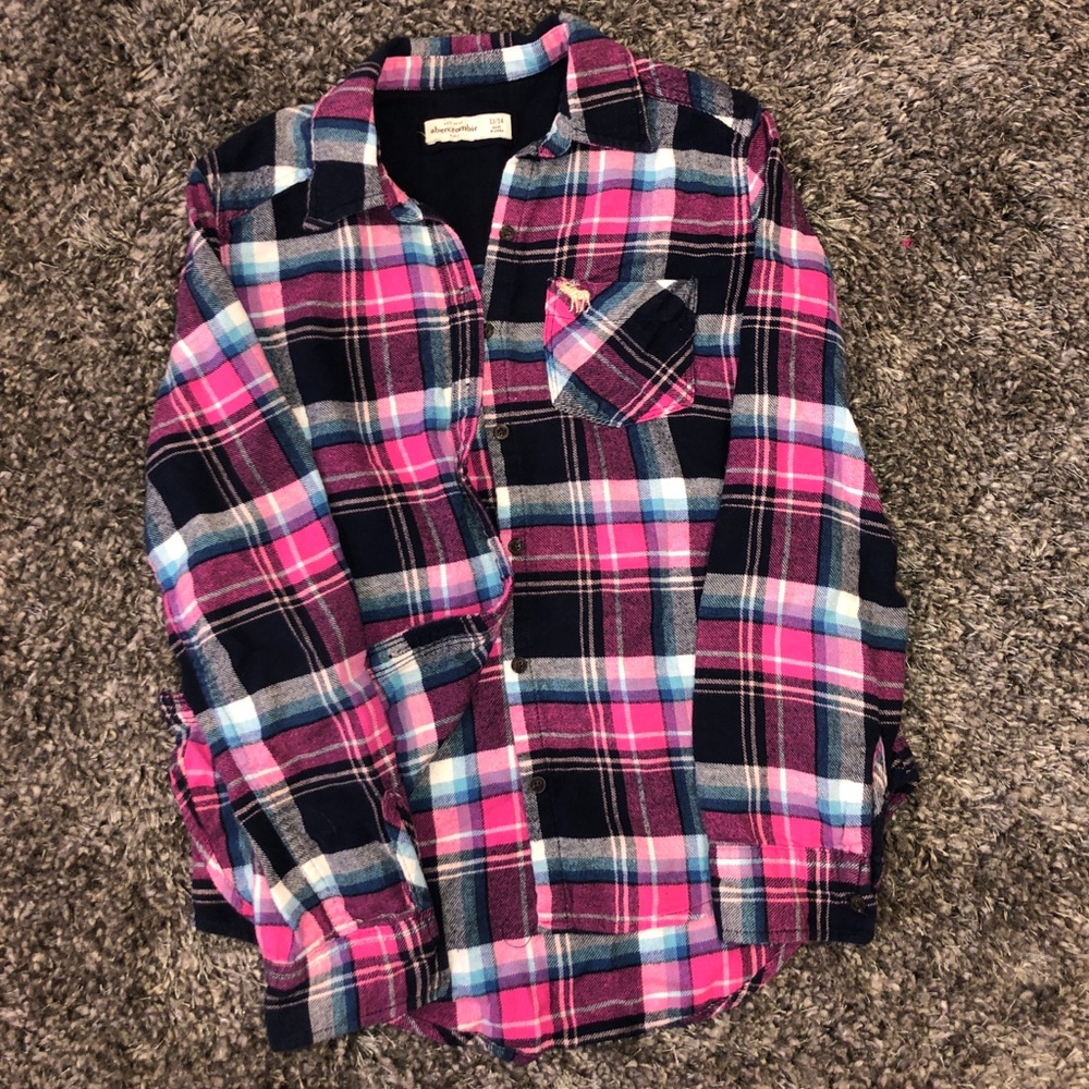 Girls Abercrombie flannel